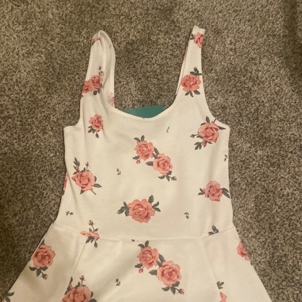 Floral white dress from h&m